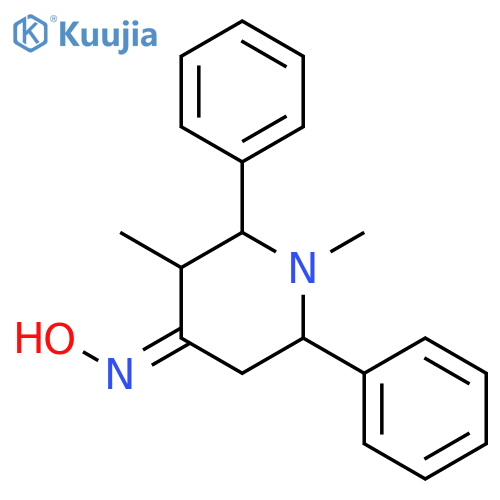 (nz)-n-(1,3-dimethyl-2,6-diphenylpiperidin-4-ylidene)hydroxylamine structure