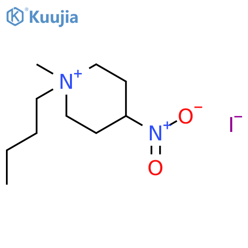 PIPERIDINIUM, 1-BUTYL-1-METHYL-4-NITRO-, IODIDE structure