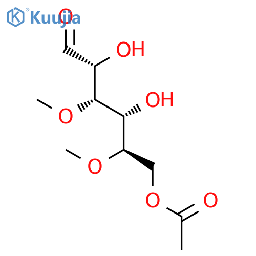 D-GLUCOSE, 3,5-DI-O-METHYL-, 6-ACETATE structure
