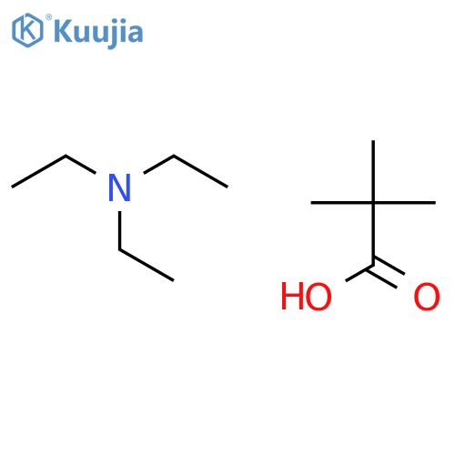 PROPANOIC ACID, 2,2-DIMETHYL-, COMPD. WITH N,N-DIETHYLETHANAMINE(1:1) structure