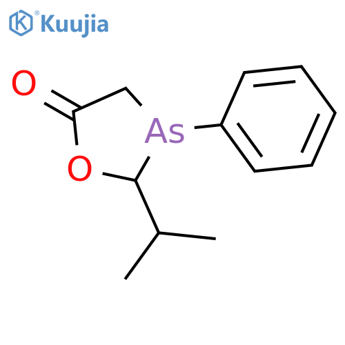 1,3-Oxarsolan-5-one, 2-(1-methylethyl)-3-phenyl- structure