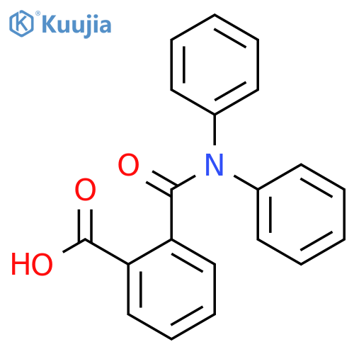 2-(diphenylcarbamoyl)benzoic acid structure