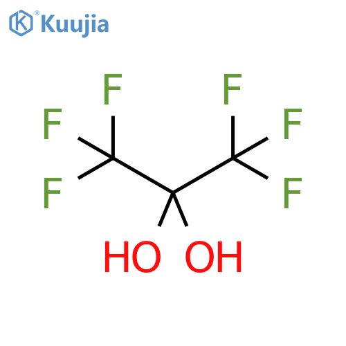 2,2-Propanediol,1,1,1,3,3,3-hexafluoro- structure