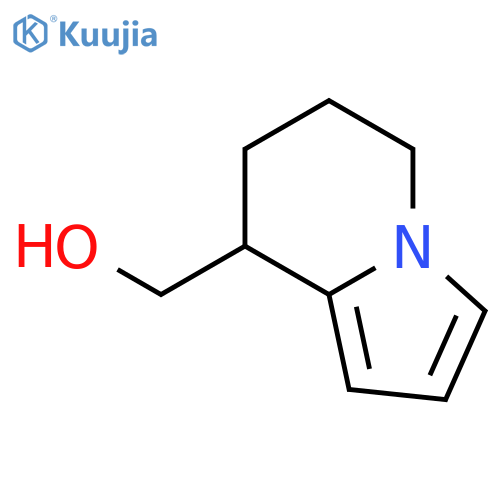 5,6,7,8-tetrahydro-8-Indolizinemethanol structure