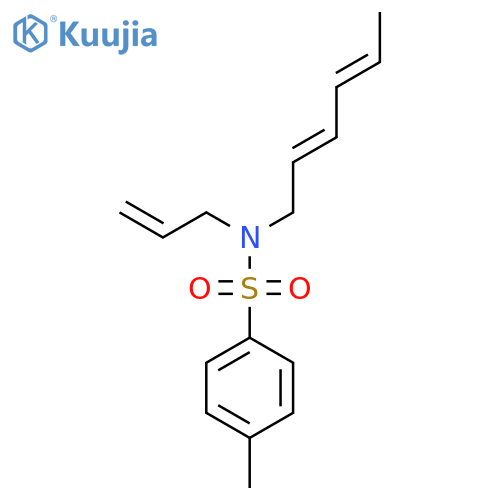 BENZENESULFONAMIDE, N-2,4-HEXADIENYL-4-METHYL-N-2-PROPENYL- structure