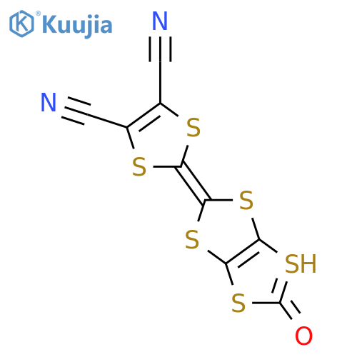 2-(5-oxo-[1,3]dithiolo[4,5-d][1,3]dithiol-2-ylidene)-1,3-dithiole-4,5-dicarbonitrile structure