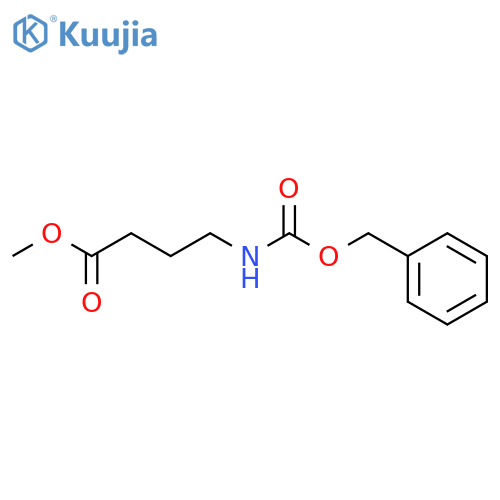 Butanoic acid, 4-[[(phenylmethoxy)carbonyl]amino]-, methyl ester structure