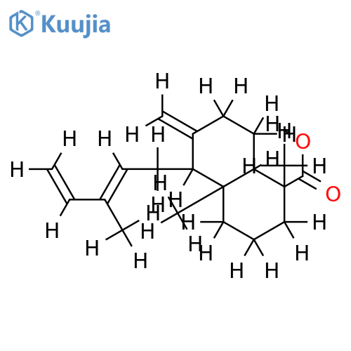 (12E)-communic acid structure