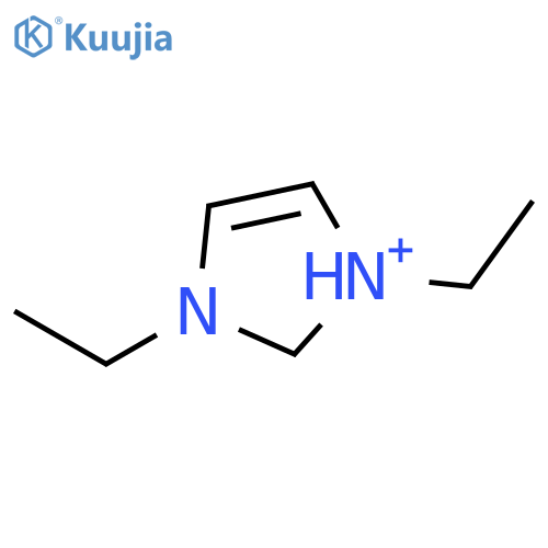 1H-Imidazolium, 1,3-diethyl- structure