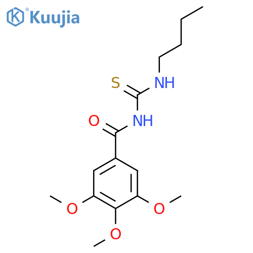 Benzamide, N-[(butylamino)thioxomethyl]-3,4,5-trimethoxy- structure
