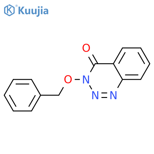 1,2,3-Benzotriazin-4(3H)-one,3-(phenylmethoxy)- structure