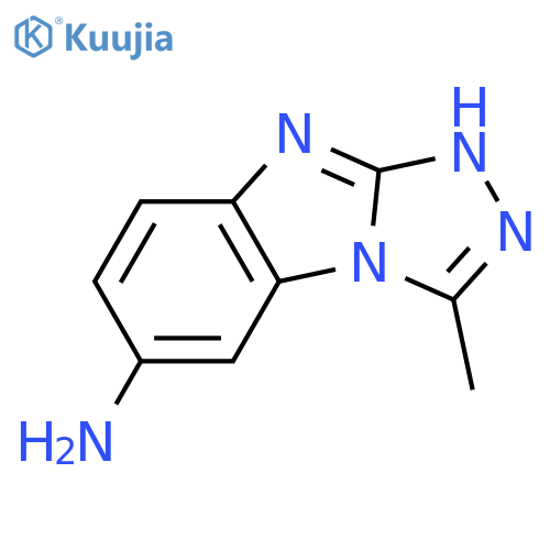 3-methyl-1H-1,2,4-Triazolo[4,3-a]benzimidazol-6-amine structure