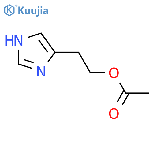 1H-Imidazole-5-ethanol; O-Ac structure