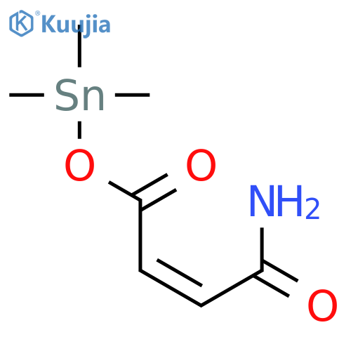 2-BUTENAMIDE, 4-OXO-4-[(TRIMETHYLSTANNYL)OXY]-, (Z)- structure