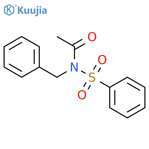 ACETAMIDE, N-(PHENYLMETHYL)-N-(PHENYLSULFONYL)- structure