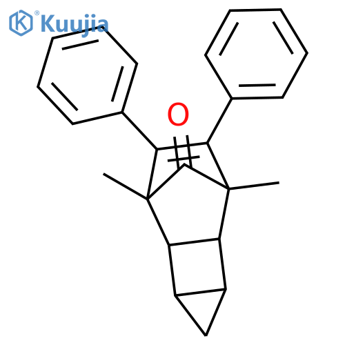 TETRACYCLO[5.2.1.02,6.03,5]DEC-8-EN-10-ONE, 1,7-DIMETHYL-8,9-DIPHENYL- structure