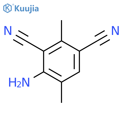 1,3-BENZENEDICARBONITRILE, 4-AMINO-2,5-DIMETHYL- structure