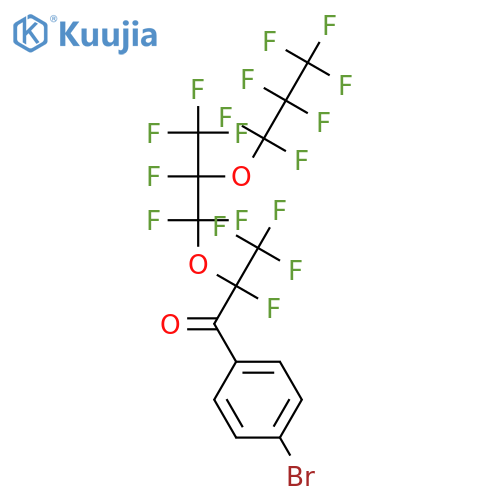 4-BROMOPHENYL PERFLUORO(1,4-DIMETHYL-2,5-DIOXAOCTYL) KETONE structure