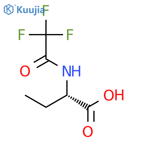 Butanoic acid, 2-[(trifluoroacetyl)amino]-, (2S)- structure