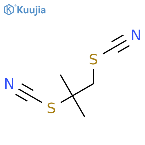 THIOCYANIC ACID, 1,1-DIMETHYL-1,2-ETHANEDIYL ESTER structure
