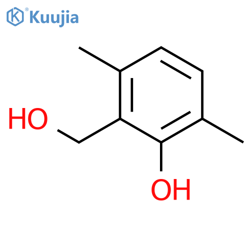BENZENEMETHANOL, 2-HYDROXY-3,6-DIMETHYL- structure