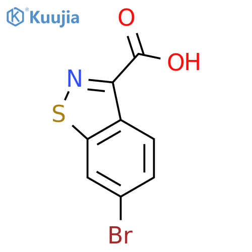 6-bromo-1,2-benzothiazole-3-carboxylic acid structure