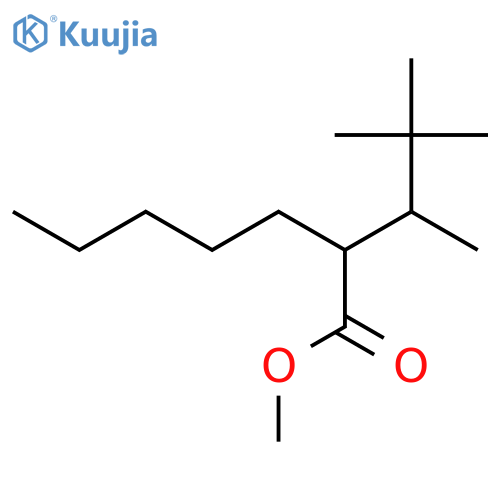 HEPTANOIC ACID, 2-(1,2,2-TRIMETHYLPROPYL)-, METHYL ESTER structure