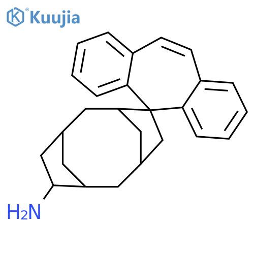 Spiro[5H-dibenzo[a,d]cycloheptene-5,4'-tricyclo[6.2.1.13,6]dodecan]-9'-amine structure