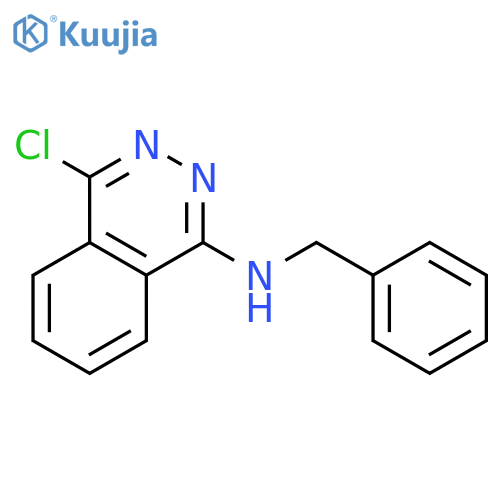 1-PHTHALAZINAMINE, 4-CHLORO-N-(PHENYLMETHYL)- structure
