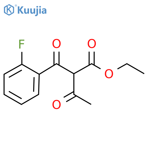 2-(2-fluoro-benzoyl)-3-oxo-butyric Acid Ethyl Ester structure