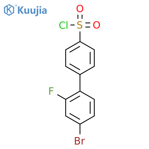 4-(4-bromo-2-fluorophenyl)benzenesulfonyl Chloride structure