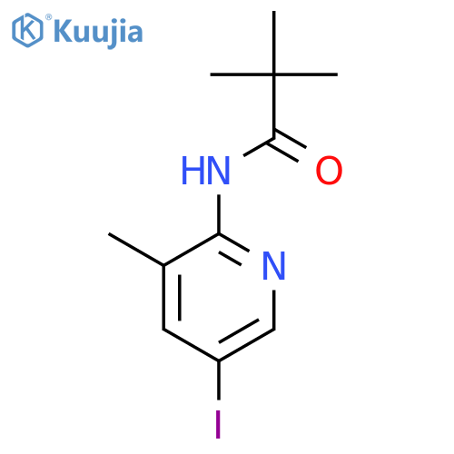 N-(5-Iodo-3-methyl-pyridin-2-yl)-2,2-dimethyl-propionamide structure