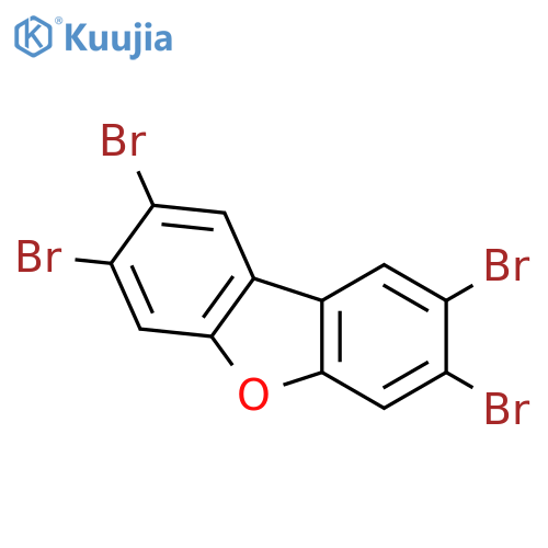 2,3,7,8-TETRABROMODIBENZOFURAN structure