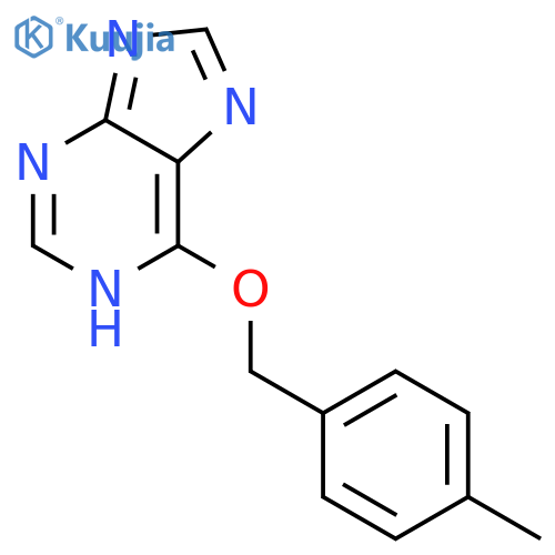 1H-Purine, 6-[(4-methylphenyl)methoxy]- structure