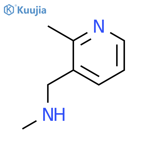 N-methyl-1-(2-methylpyridin-3-yl)methanamine structure