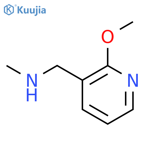 (2-methoxypyridin-3-yl)methyl(methyl)amine structure