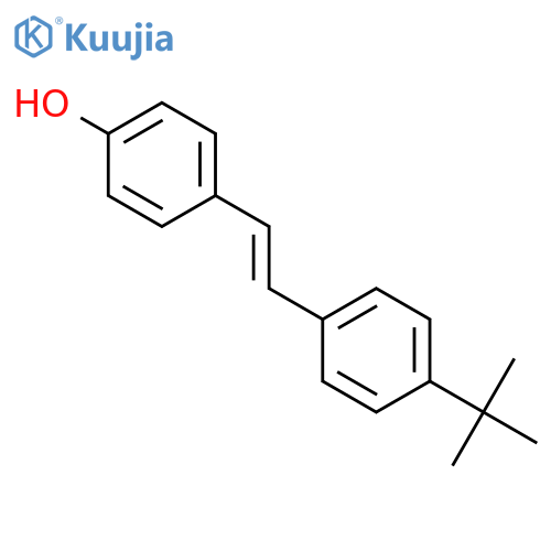 Phenol, 4-[(1E)-2-[4-(1,1-dimethylethyl)phenyl]ethenyl]- structure