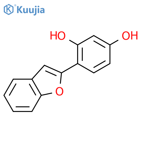 1,3-Benzenediol, 4-(2-benzofuranyl)- structure