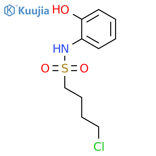 1-BUTANESULFONAMIDE, 4-CHLORO-N-(2-HYDROXYPHENYL)- structure