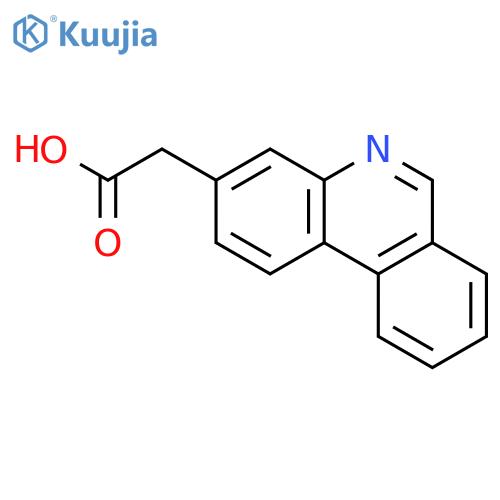 3-PHENANTHRIDINEACETIC ACID structure