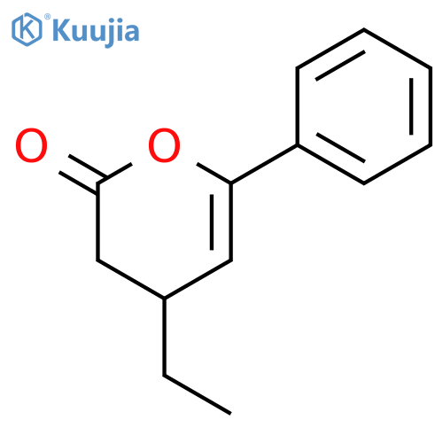 2H-Pyran-2-one, 4-ethyl-3,4-dihydro-6-phenyl- structure