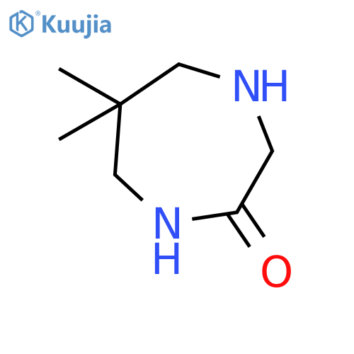 2H-1,4-Diazepin-2-one, hexahydro-6,6-dimethyl- structure