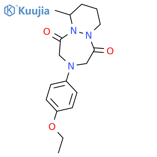 3-(4-Ethoxyphenyl)-7-methylhexahydro-1H-pyridazino(1,2-a)(1,2,5)triazepine-1,5(2H)-dione structure