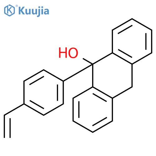 9-ANTHRACENOL, 9-(4-ETHENYLPHENYL)-9,10-DIHYDRO- structure