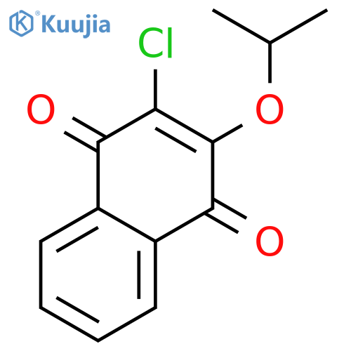 1,4-Naphthalenedione, 2-chloro-3-(1-methylethoxy)- structure