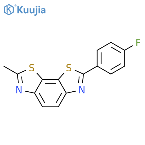 Benzo[1,2-d:4,3-d']bisthiazole, 2-(4-fluorophenyl)-7-methyl- structure