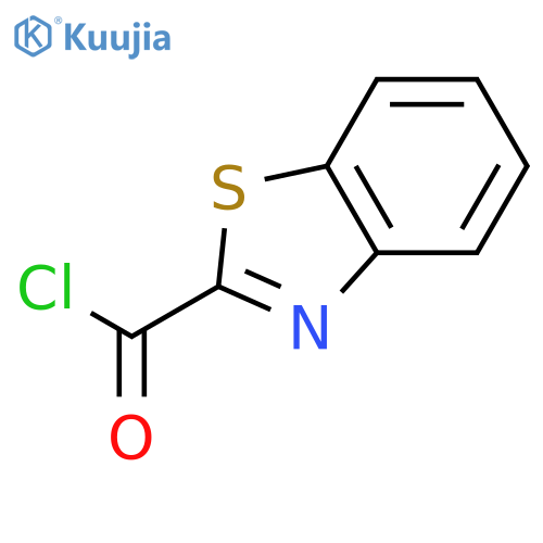 Benzothiazole-2-carbonyl chloride structure