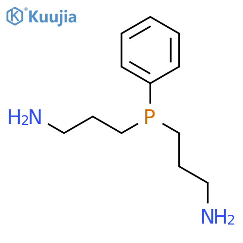 Bis(3-aminopropyl)phenylphosphine structure