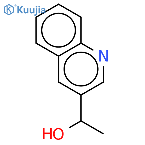 a-methyl-3-Quinolinemethanol structure