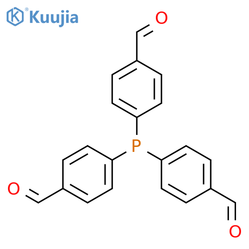 Benzaldehyde, 4,4',4''-phosphinidynetris- structure